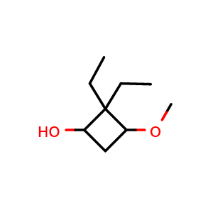 2,2-diethyl-3-methoxycyclobutan-1-ol