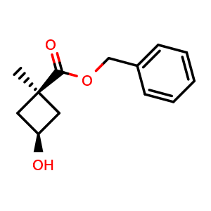 benzyl (1s,3r)-3-hydroxy-1-methylcyclobutane-1-carboxylate
