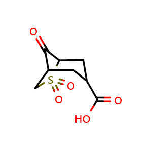 8-oxo-6-thiabicyclo[3.2.1]octane-3-carboxylic acid 6,6-dioxide