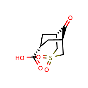 (1R,5S,7s)-9-oxo-3-thiabicyclo[3.3.1]nonane-7-carboxylic acid 3,3-dioxide