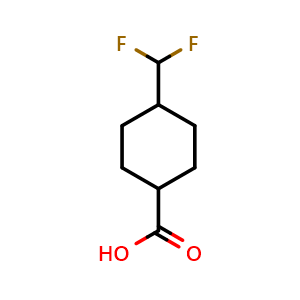 4-(difluoromethyl)cyclohexane-1-carboxylic acid
