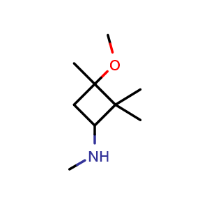 3-methoxy-N,2,2,3-tetramethylcyclobutan-1-amine