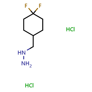 ((4,4-difluorocyclohexyl)methyl)hydrazine dihydrochloride