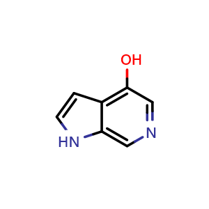 Chemical structure of 1H-pyrrolo[2,3-c]pyridin-4-ol , CAS 1354454-90-2, AChemBlock P48645