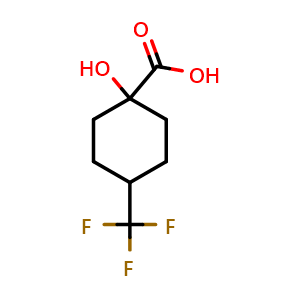 1-hydroxy-4-(trifluoromethyl)cyclohexane-1-carboxylic acid