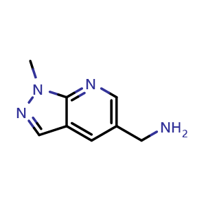 {1-methyl-1H-pyrazolo[3,4-b]pyridin-5-yl}methanamine