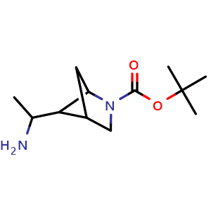 tert-butyl 5-(1-aminoethyl)-2-azabicyclo[2.1.1]hexane-2-carboxylate