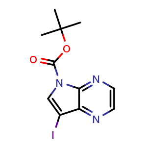 tert-butyl 7-iodo-5H-pyrrolo[2,3-b]pyrazine-5-carboxylate
