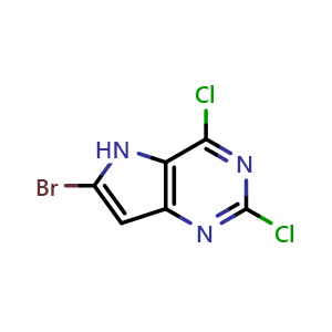 6-bromo-2,4-dichloro-5H-pyrrolo[3,2-d]pyrimidine