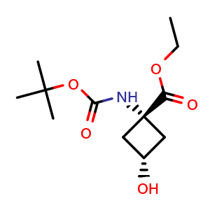 ethyl cis-1-(tert-butoxycarbonylamino)-3-hydroxy-cyclobutanecarboxylate