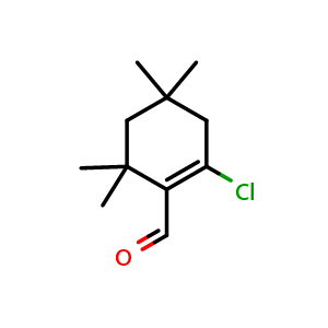 2-chloro-4,4,6,6-tetramethyl-cyclohexene-1-carbaldehyde