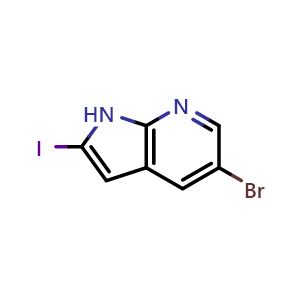 5-bromo-2-iodo-1H-pyrrolo[2,3-b]pyridine