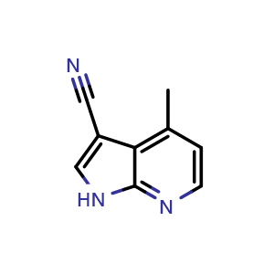 4-methyl-1H-pyrrolo[2,3-b]pyridine-3-carbonitrile