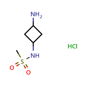 N-(3-aminocyclobutyl)methanesulfonamide hydrochloride