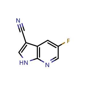 5-fluoro-1H-pyrrolo[2,3-b]pyridine-3-carbonitrile