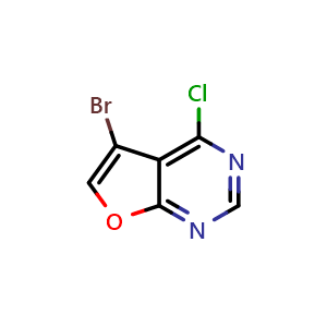 5-bromo-4-chlorofuro[2,3-d]pyrimidine
