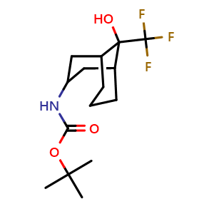tert-butyl N-[9-hydroxy-9-(trifluoromethyl)bicyclo[3.3.1]nonan-3-yl]carbamate