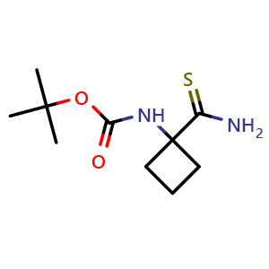 tert-butyl N-(1-carbamothioylcyclobutyl)carbamate