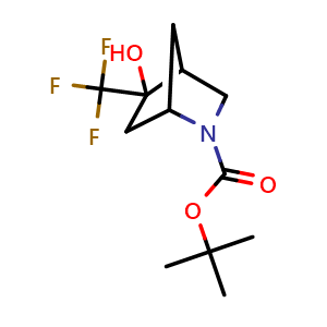 tert-butyl 5-hydroxy-5-(trifluoromethyl)-2-azabicyclo[2.2.1]heptane-2-carboxylate
