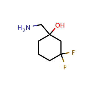 1-(aminomethyl)-3,3-difluorocyclohexan-1-ol