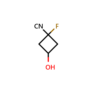1-fluoro-3-hydroxycyclobutane-1-carbonitrile