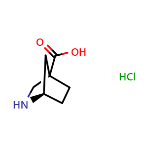 (1R)-2-azabicyclo[2.2.1]heptane-4-carboxylic acid hydrochloride