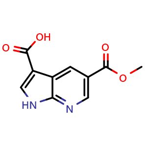 5-(methoxycarbonyl)-1H-pyrrolo[2,3-b]pyridine-3-carboxylic acid