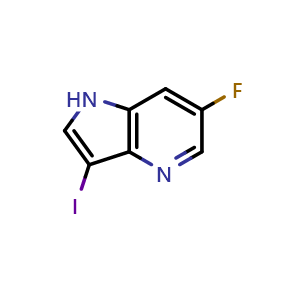 6-fluoro-3-iodo-1H-pyrrolo[3,2-b]pyridine