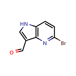 5-bromo-1H-pyrrolo[3,2-b]pyridine-3-carbaldehyde