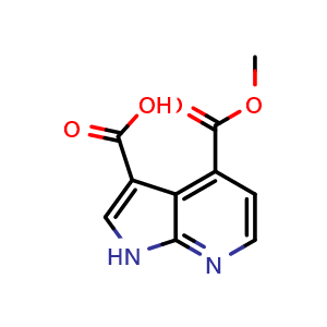 4-(methoxycarbonyl)-1H-pyrrolo[2,3-b]pyridine-3-carboxylic acid