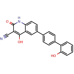 4-hydroxy-6-{2'-hydroxy-[1,1'-biphenyl]-4-yl}-2-oxo-1,2-dihydroquinoline-3-carbonitrile