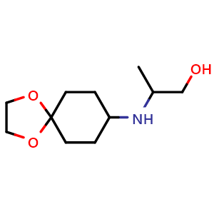 2-({1,4-dioxaspiro[4.5]decan-8-yl}amino)propan-1-ol