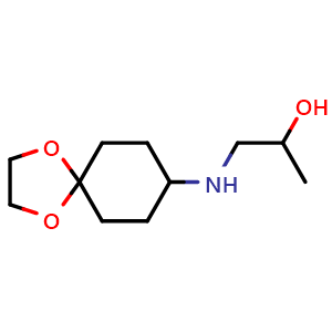 1-({1,4-dioxaspiro[4.5]decan-8-yl}amino)propan-2-ol