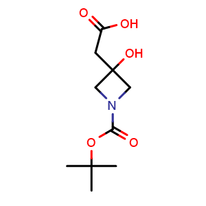 2-{1-[(tert-butoxy)carbonyl]-3-hydroxyazetidin-3-yl}acetic acid