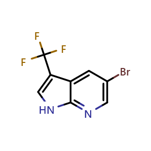 5-bromo-3-(trifluoromethyl)-1H-pyrrolo[2,3-b]pyridine