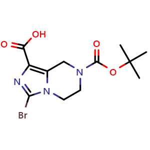 3-bromo-7-[(tert-butoxy)carbonyl]-5H,6H,7H,8H-imidazo[1,5-a]pyrazine-1-carboxylic acid