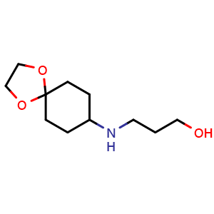 3-({1,4-dioxaspiro[4.5]decan-8-yl}amino)propan-1-ol