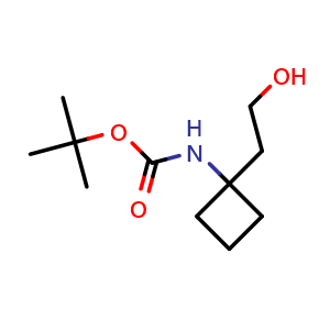tert-butyl N-[1-(2-hydroxyethyl)cyclobutyl]carbamate