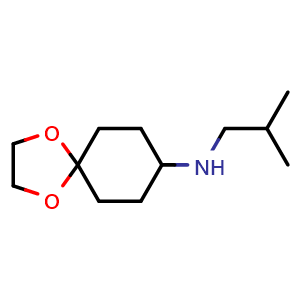N-(2-methylpropyl)-1,4-dioxaspiro[4.5]decan-8-amine