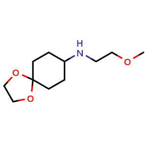 N-(2-methoxyethyl)-1,4-dioxaspiro[4.5]decan-8-amine