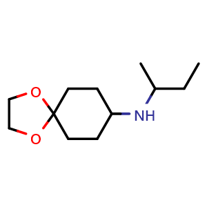 N-(butan-2-yl)-1,4-dioxaspiro[4.5]decan-8-amine