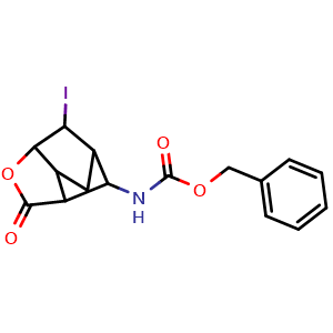 benzyl (6-iodo-2-oxohexahydro-2H-3,5-methanocyclopenta[b]furan-7-yl)carbamate