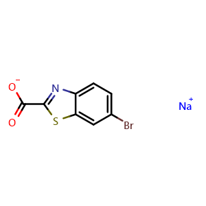 sodium 6-bromo-1,3-benzothiazole-2-carboxylate