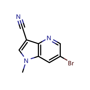 6-bromo-1-methyl-1H-pyrrolo[3,2-b]pyridine-3-carbonitrile