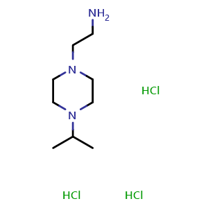 2-[4-(propan-2-yl)piperazin-1-yl]ethan-1-amine trihydrochloride