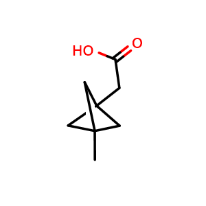 Chemical structure of 2-{3-methylbicyclo[1.1.1]pentan-1-yl}acetic acid , CAS 2231677-16-8, AChemBlock P50214