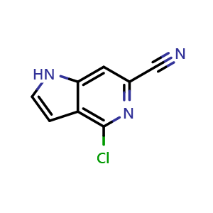 4-chloro-1H-pyrrolo[3,2-c]pyridine-6-carbonitrile