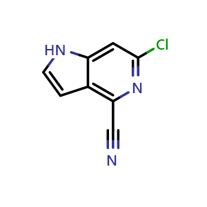 6-chloro-1H-pyrrolo[3,2-c]pyridine-4-carbonitrile