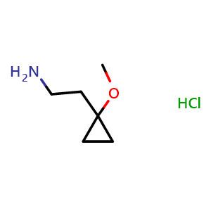 2-(1-methoxycyclopropyl)ethan-1-amine hydrochloride