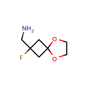 {2-fluoro-5,8-dioxaspiro[3.4]octan-2-yl}methanamine